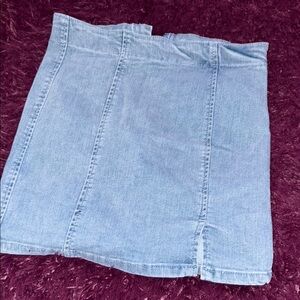 Denim Blue Skirt